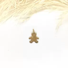 10k Gold Baby Boy or Baby Girl Teddy Bear Pendant