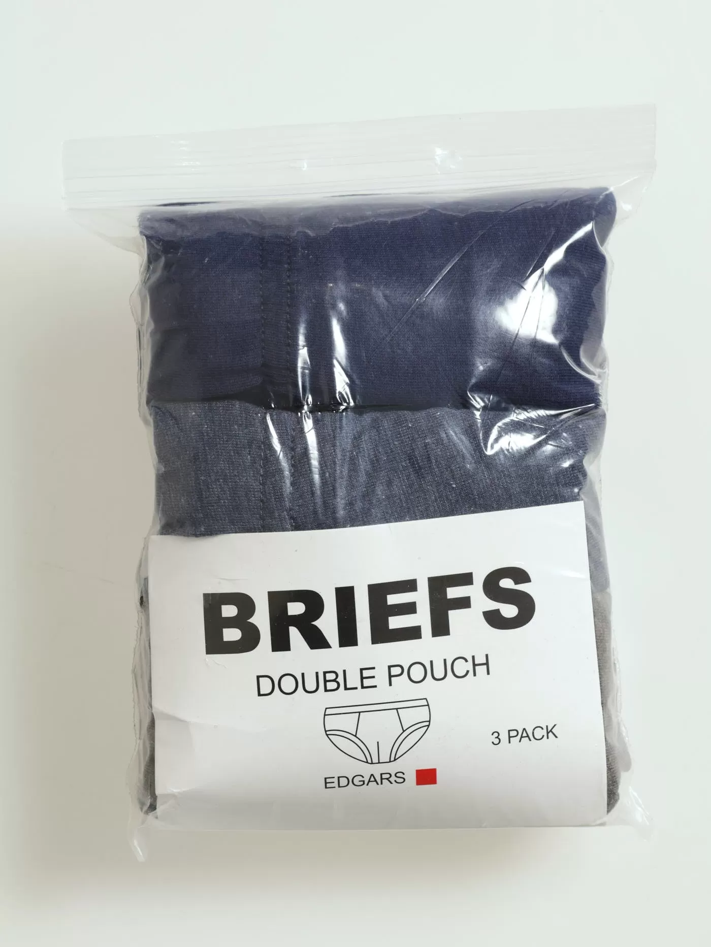 3 Pack Briefs - Charcoal