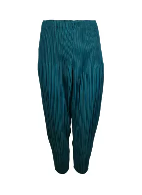 3190069 Pleats Jogger Pants *Turquoise *Backorder