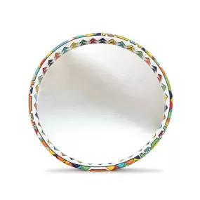 African Beaded Mirror Large | Diamond Design