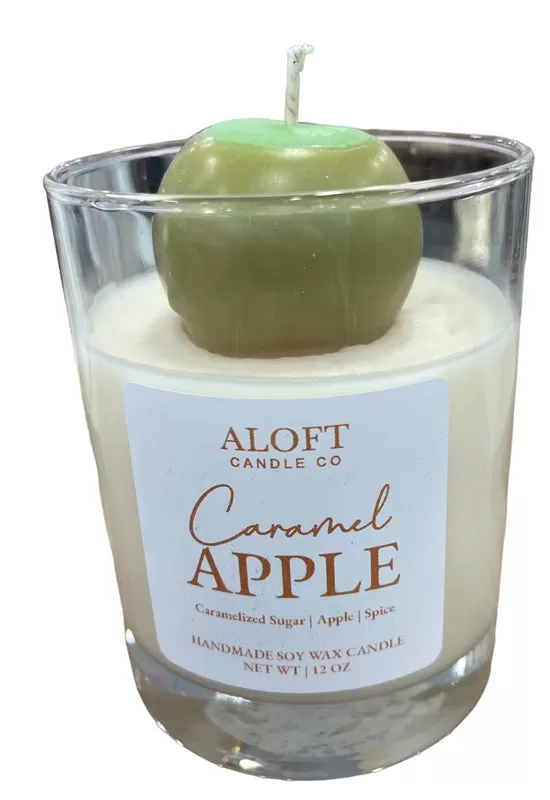 Aloft Candle Co - Caramel Apple 12oz Candle