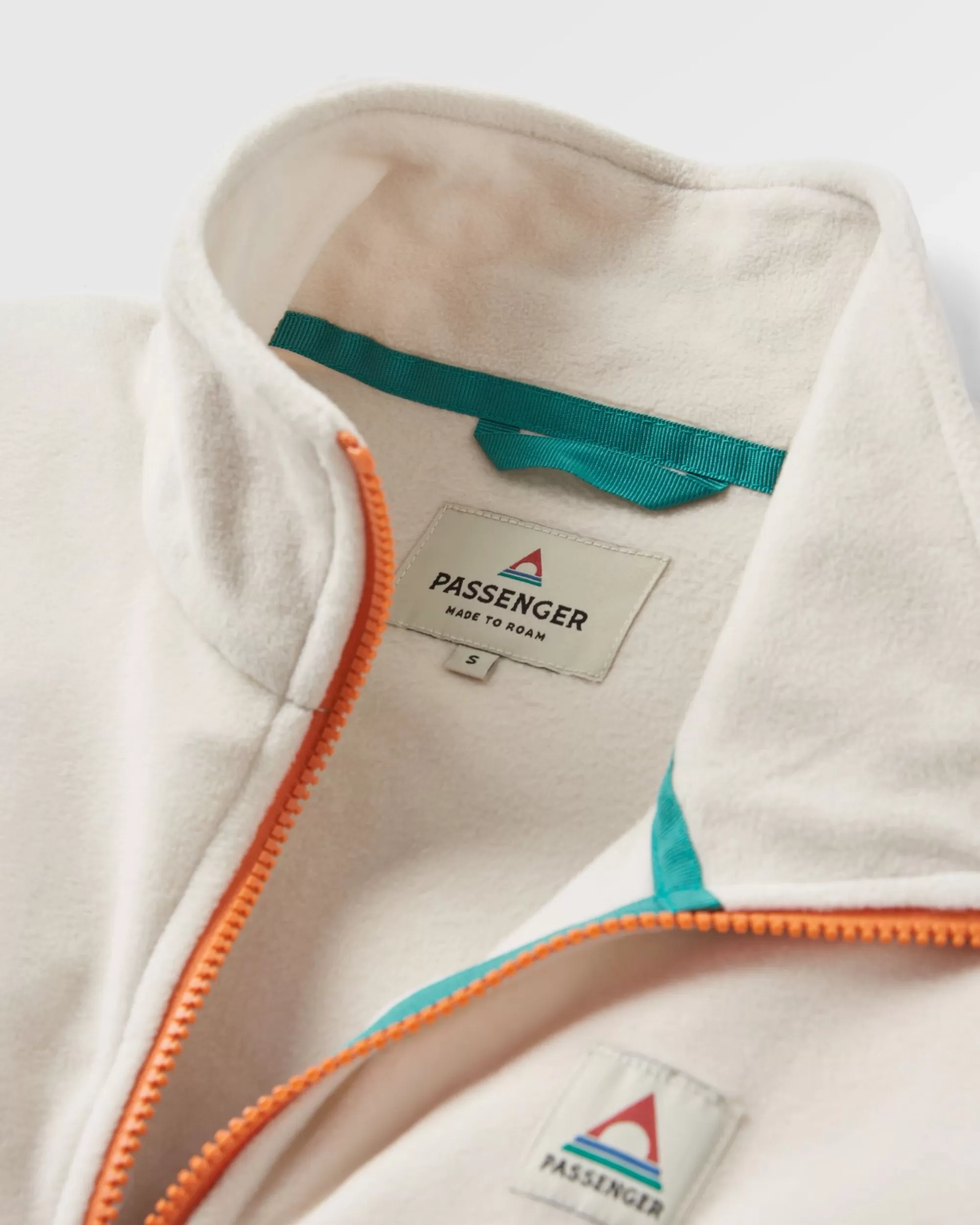 Ayla Recycled Micro Polartec Fleece - Vintage White