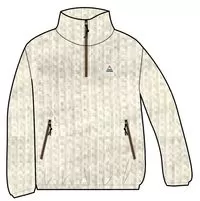 Ayla Recycled Micro Polartec Fleece - Vintage White