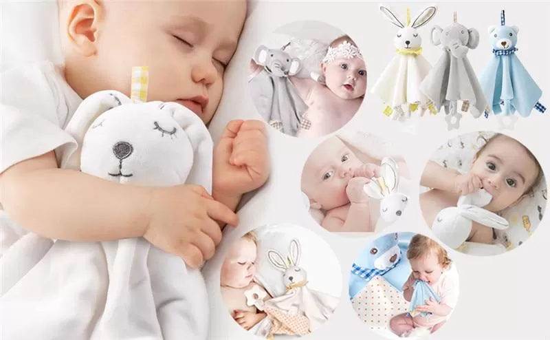 Baby Comforter Toy Bunny Plush Baby Toys Sleeping Appease Towel Soft Stuffed Animals Plush Toys For Babies Baby Toys 0 12 Months