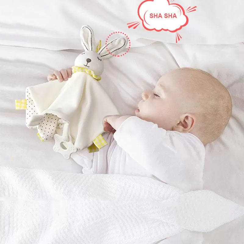 Baby Comforter Toy Bunny Plush Baby Toys Sleeping Appease Towel Soft Stuffed Animals Plush Toys For Babies Baby Toys 0 12 Months