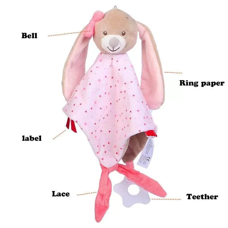 Baby Comforter Toy Bunny Plush Baby Toys Sleeping Appease Towel Soft Stuffed Animals Plush Toys For Babies Baby Toys 0 12 Months