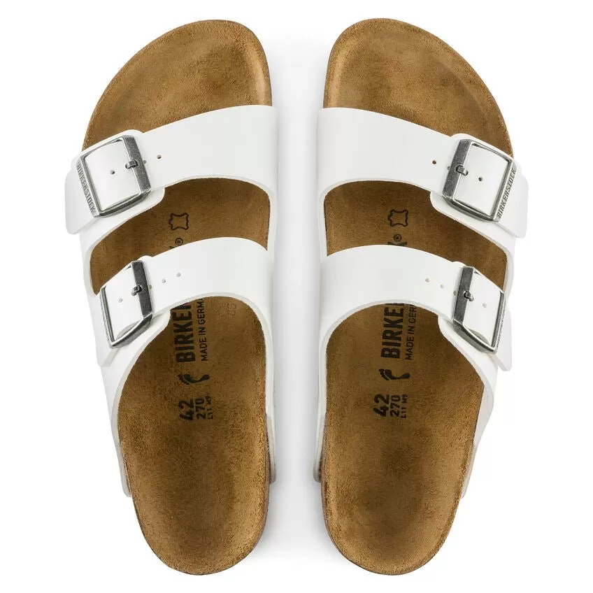 Birkenstock Women's Arizona - White Birko-Flor