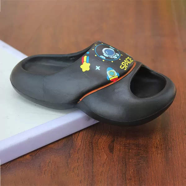 Black Baby Slippers for Baby Boy