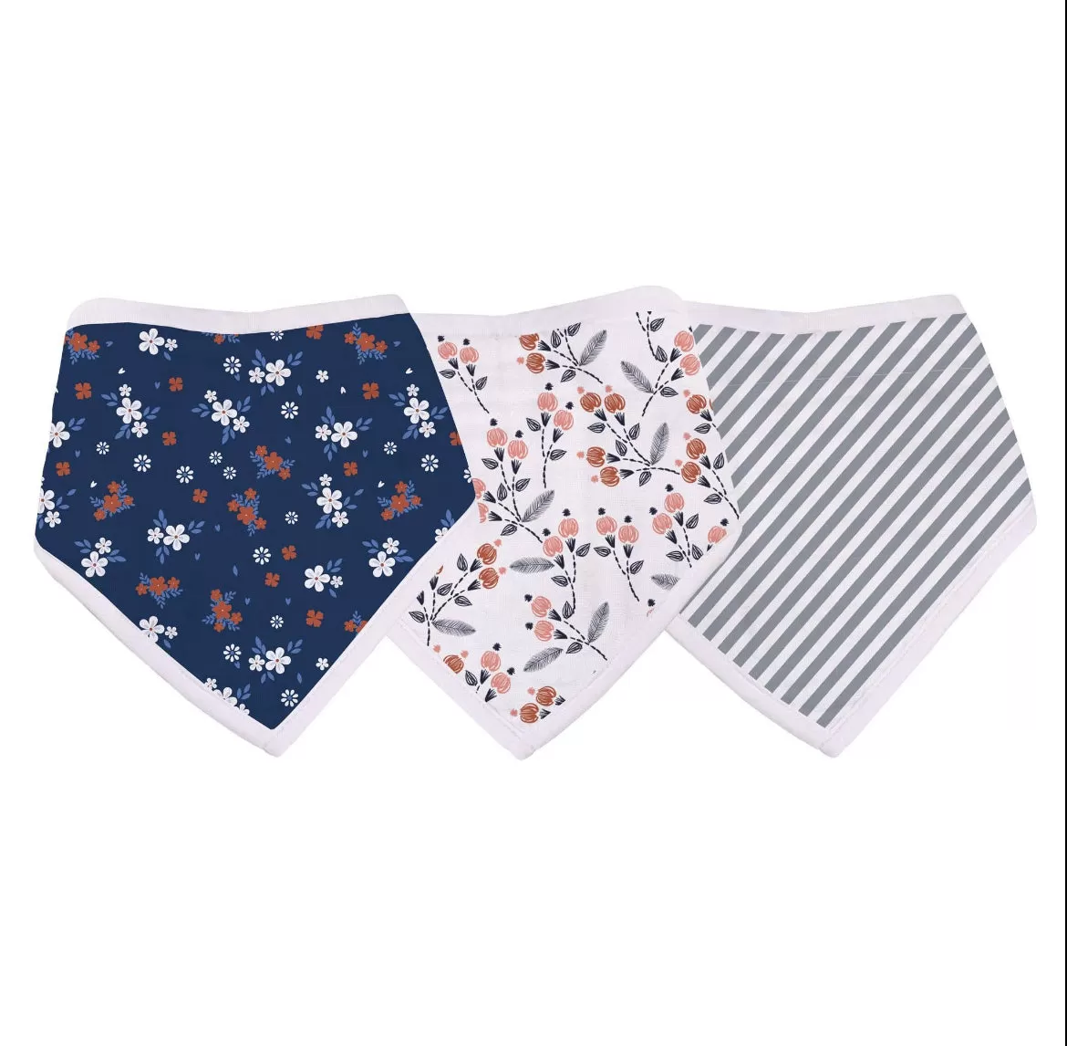 Blooms Bamboo Bandana Bibs