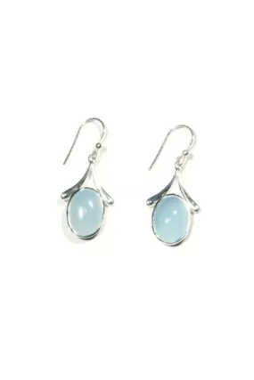 Blue Chalcedony Dangles