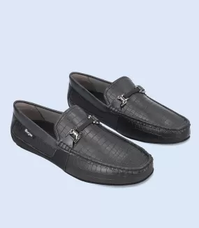 BM5246-BLACK-Men Loafers