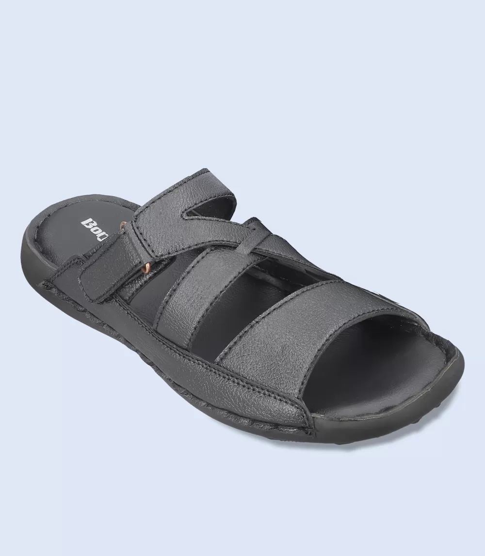 BM5495-BLACK-Men Casual Slipper