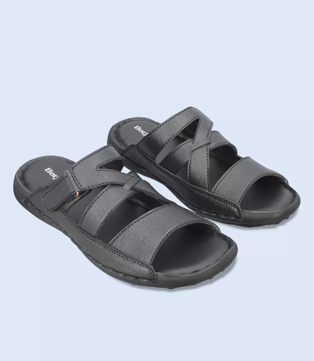 BM5495-BLACK-Men Casual Slipper