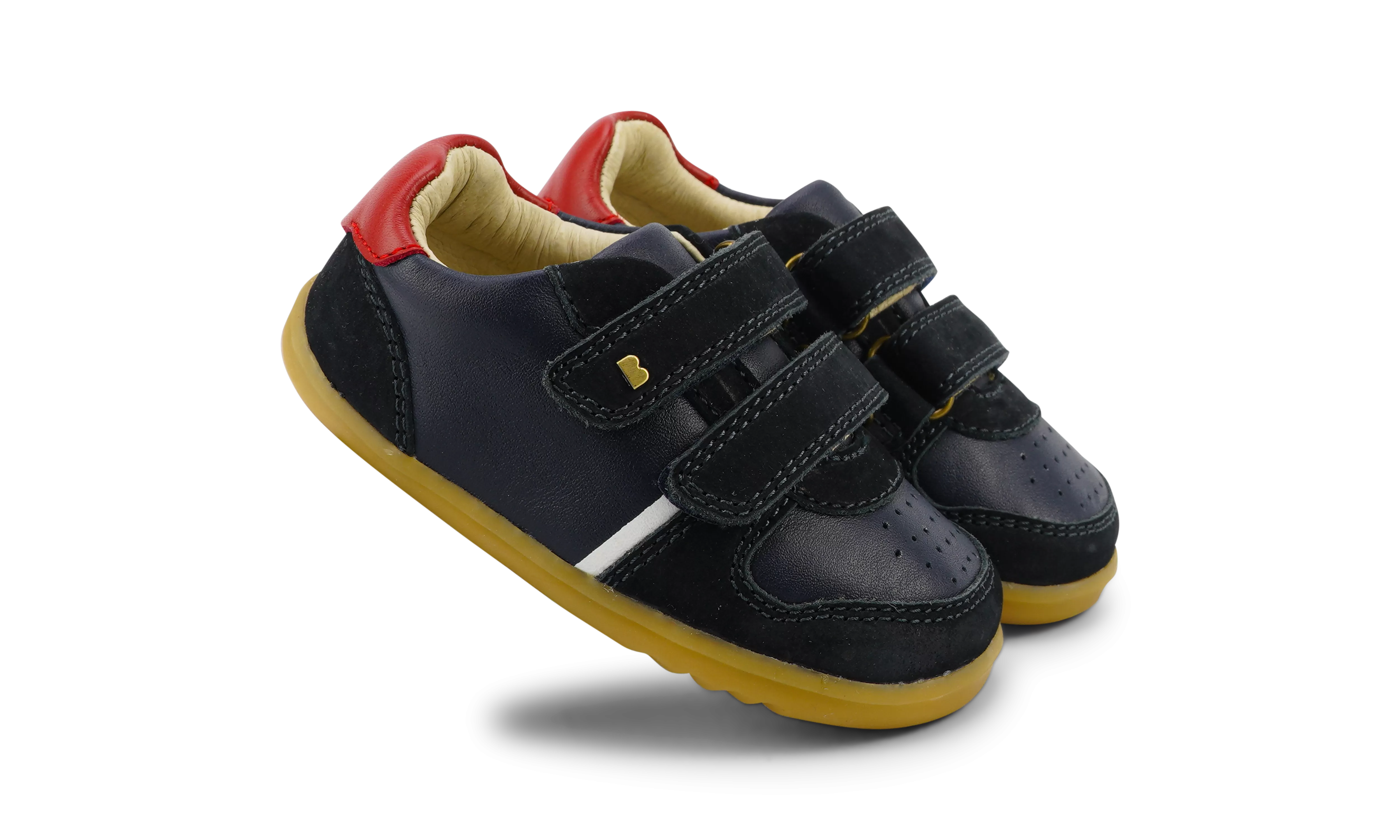 Bobux Step Up Riley Navy   Red