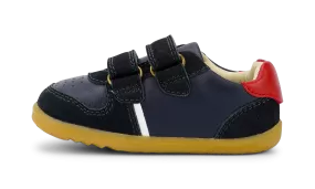 Bobux Step Up Riley Navy   Red