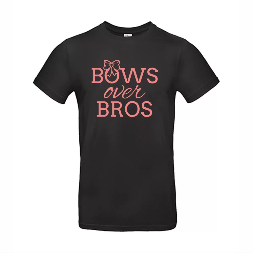 Bows over bros t-shirt