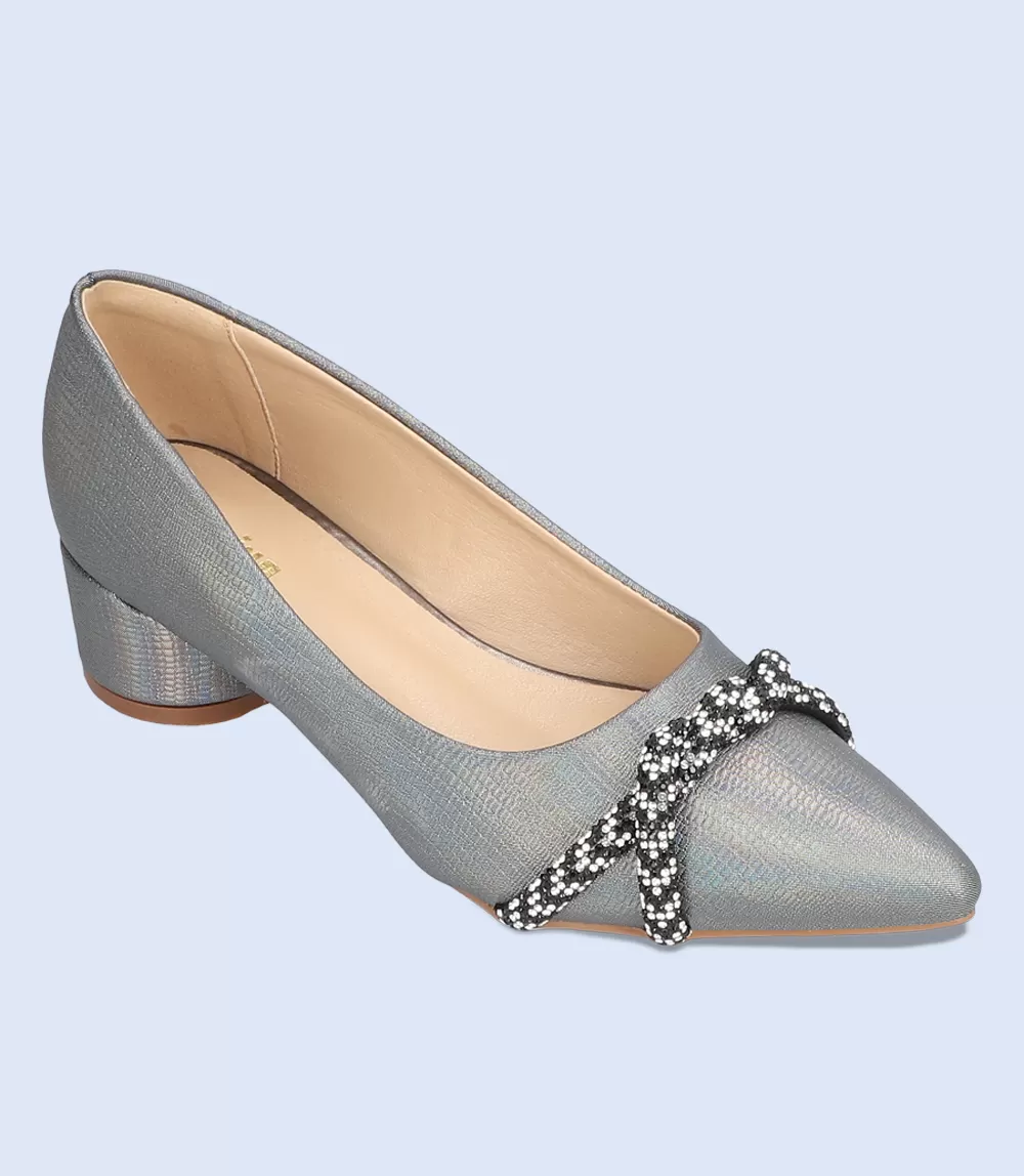 BW8627-GREY-Women Casual Court Shoes