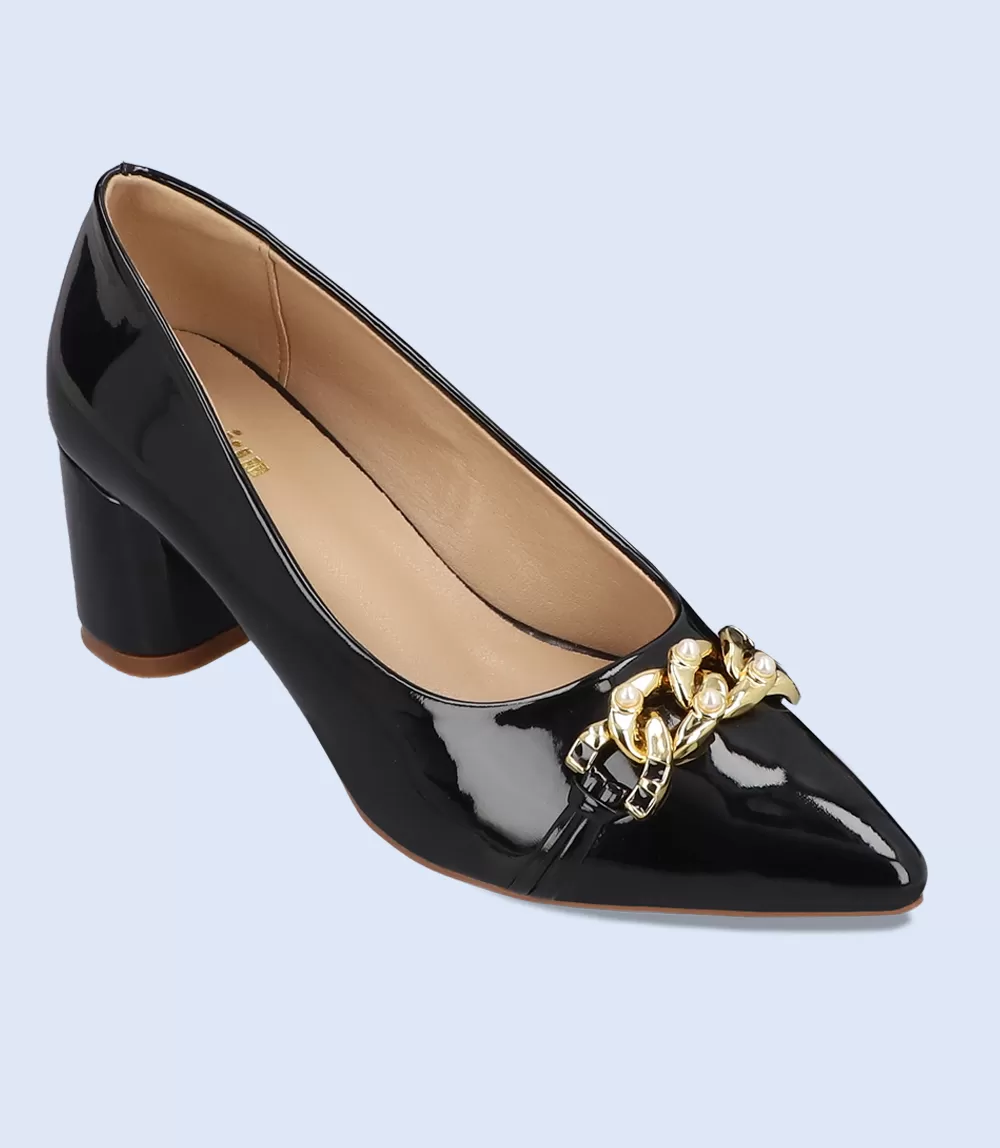 BW8633-BLACK-Women Casual Court Shoes