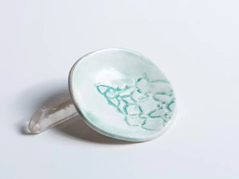 Ceramic Mini Dishes // Lace