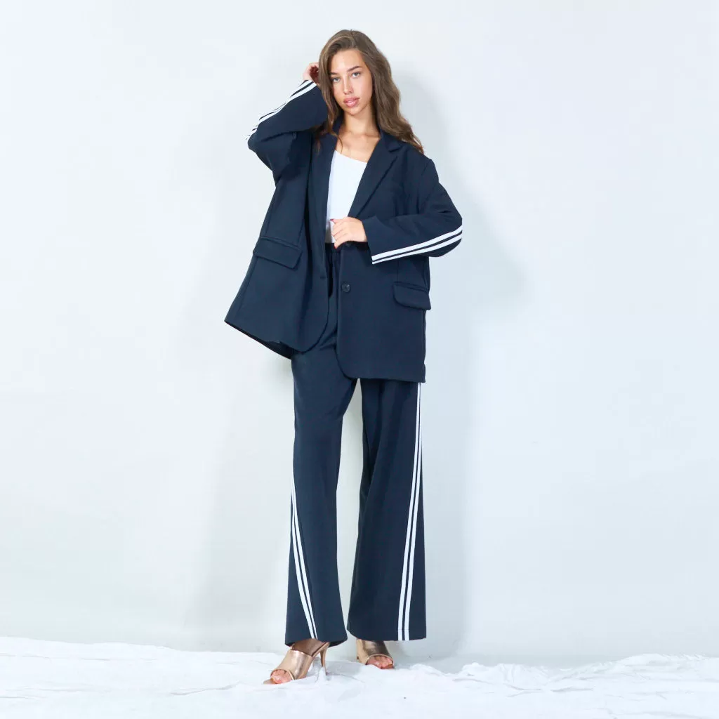 Classic tailored blazer with pocket details wholesale