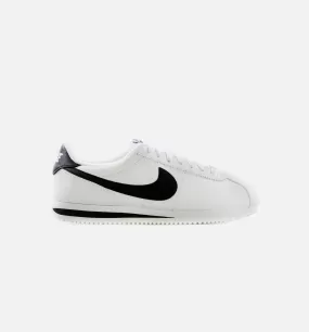 Cortez Basic Leather Mens Lifestyle Shoe - White/Black