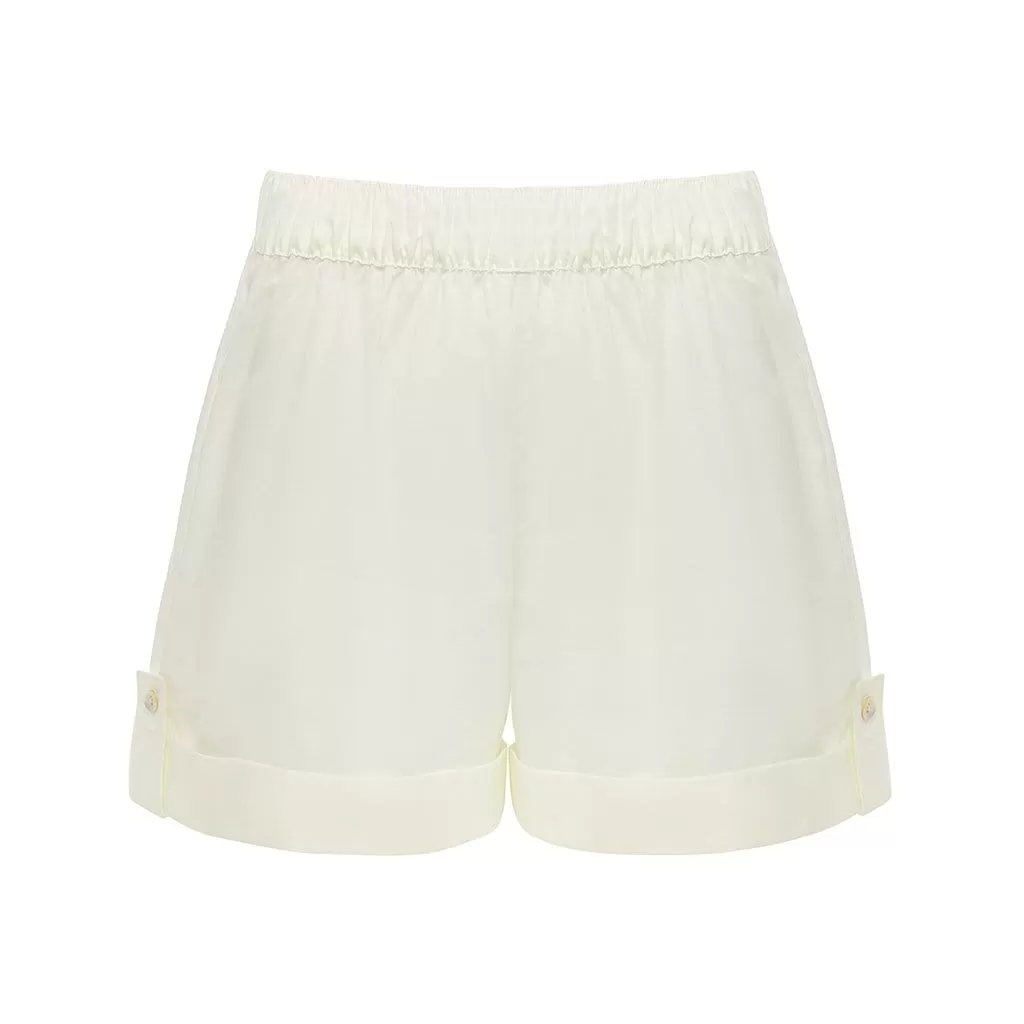 Cream Lounge Shorts