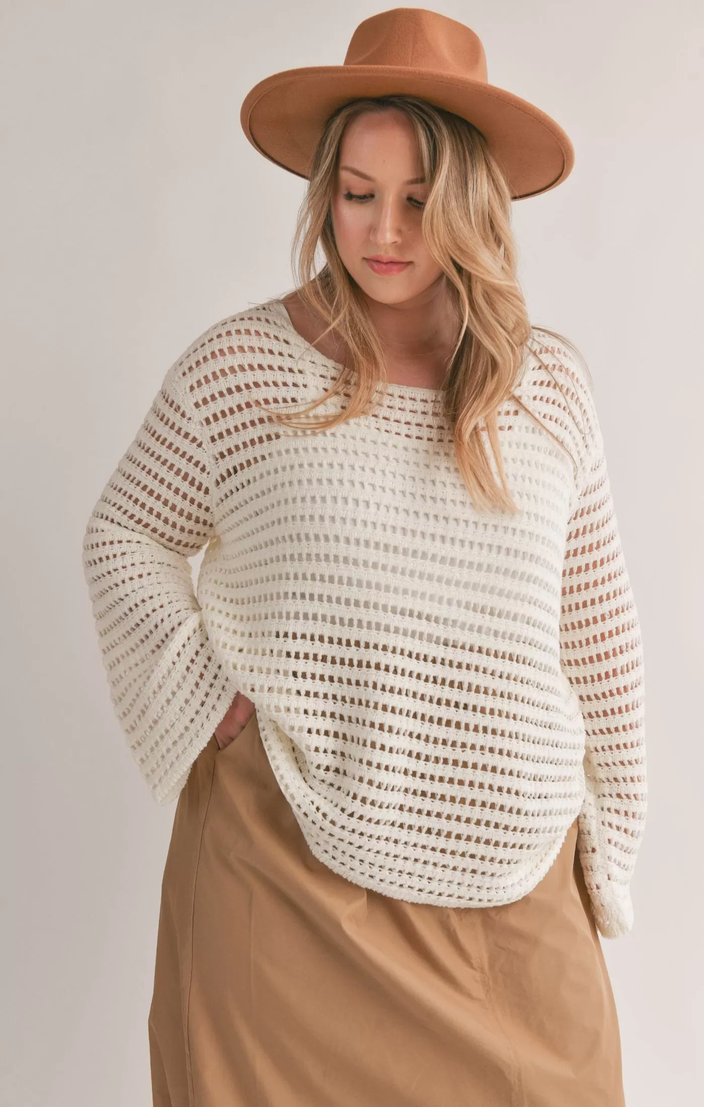 Curvy Carlita Knit Sweater