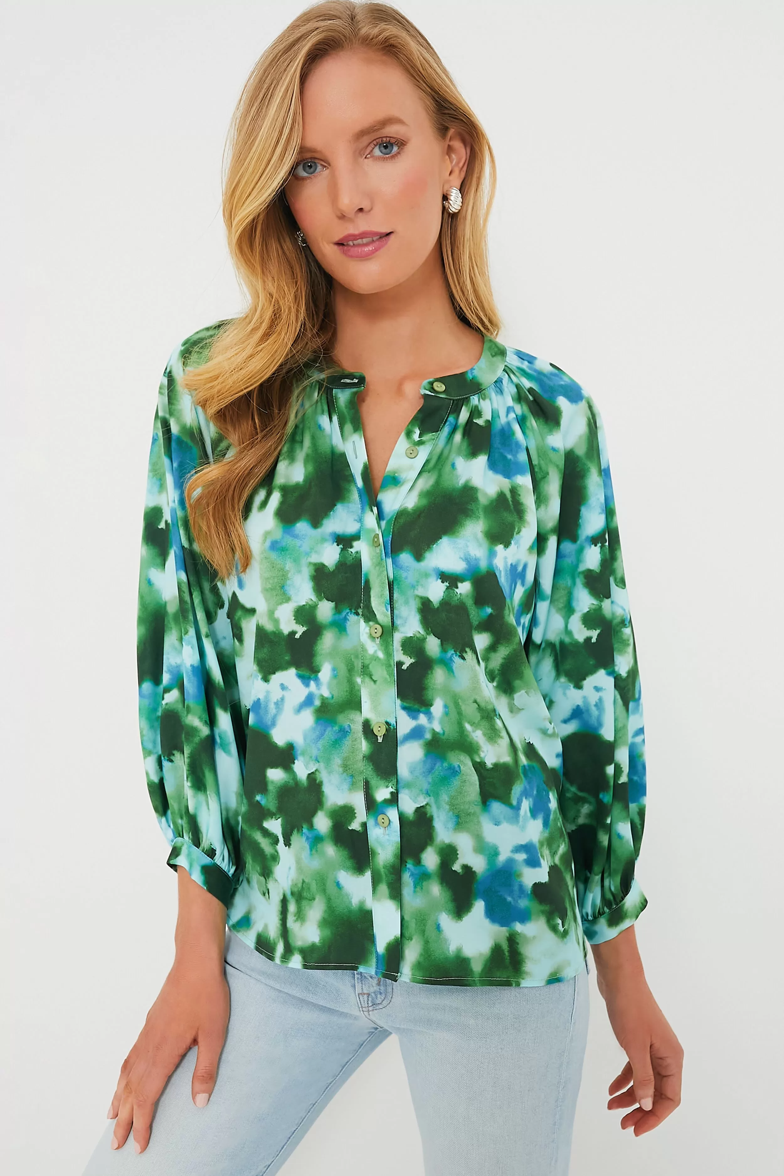 Deep Lagoon Luca Blouse