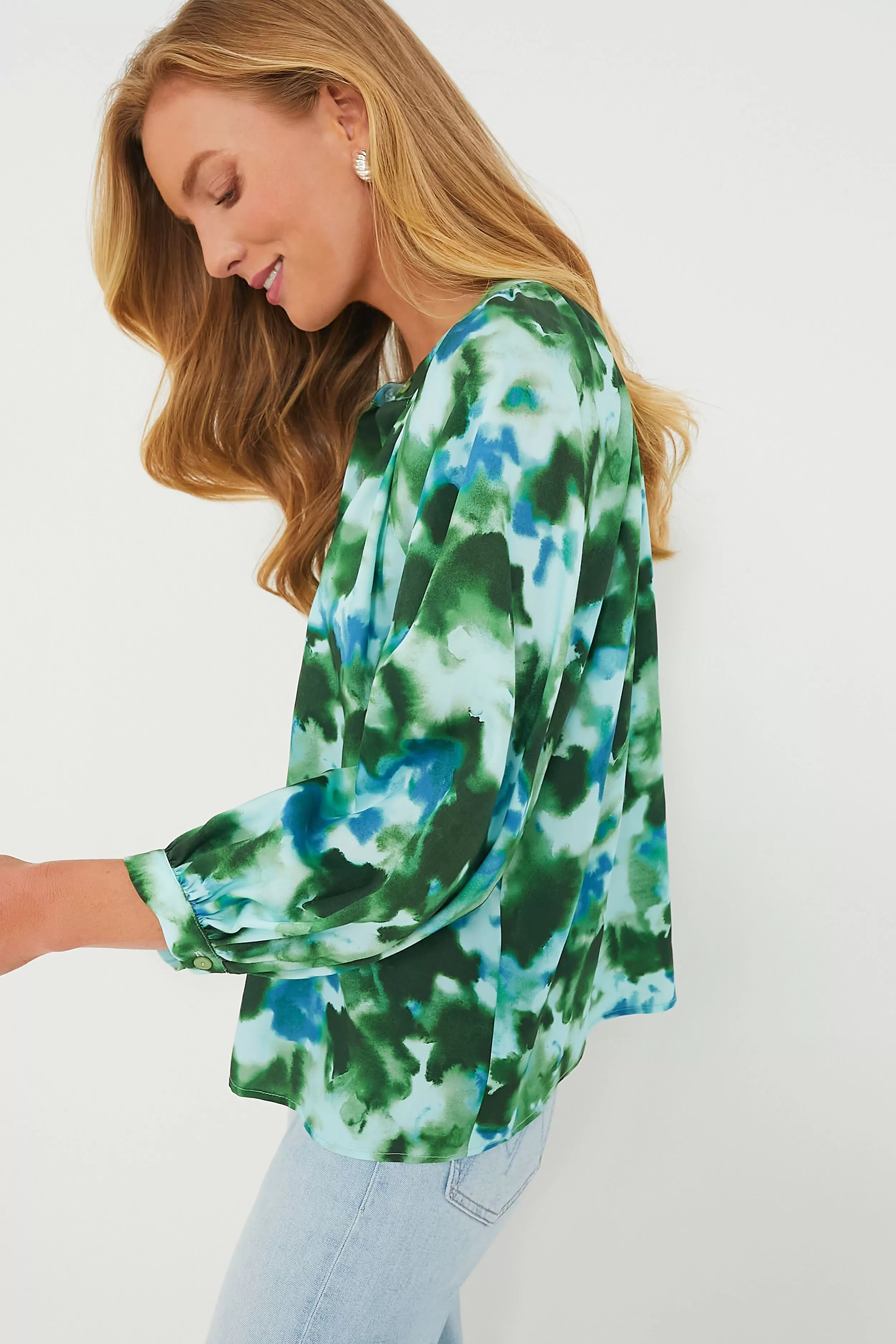 Deep Lagoon Luca Blouse