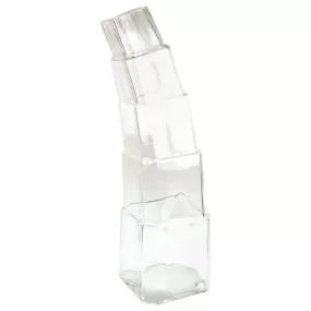 Denizli Modern Stacked Leaning Glass Vase