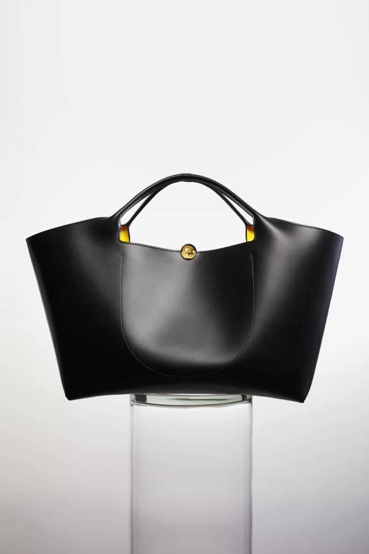 Designer black tote bags