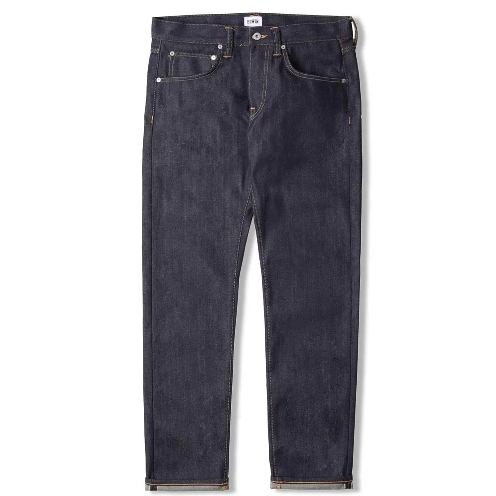 Edwin ED-55 Regular Tapered Jeans 63 Rainbow Selvage Denim - Unwashed