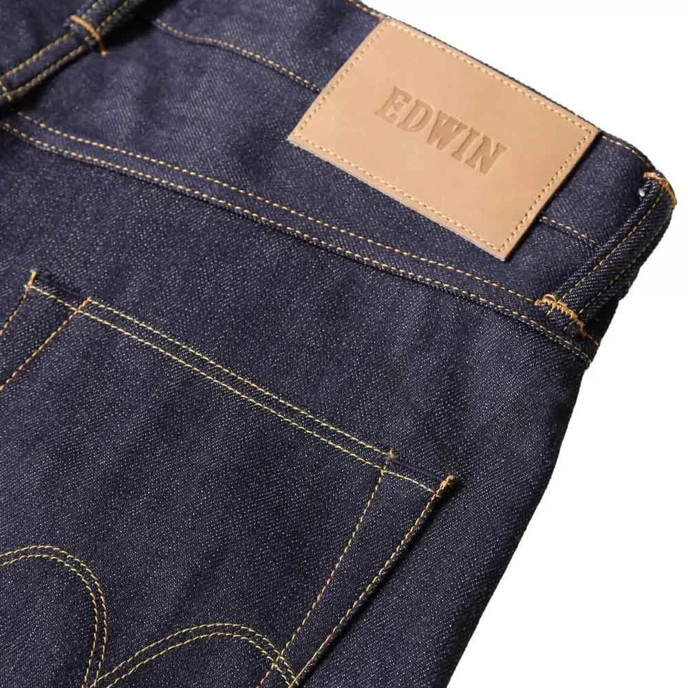 Edwin ED-55 Regular Tapered Jeans 63 Rainbow Selvage Denim - Unwashed