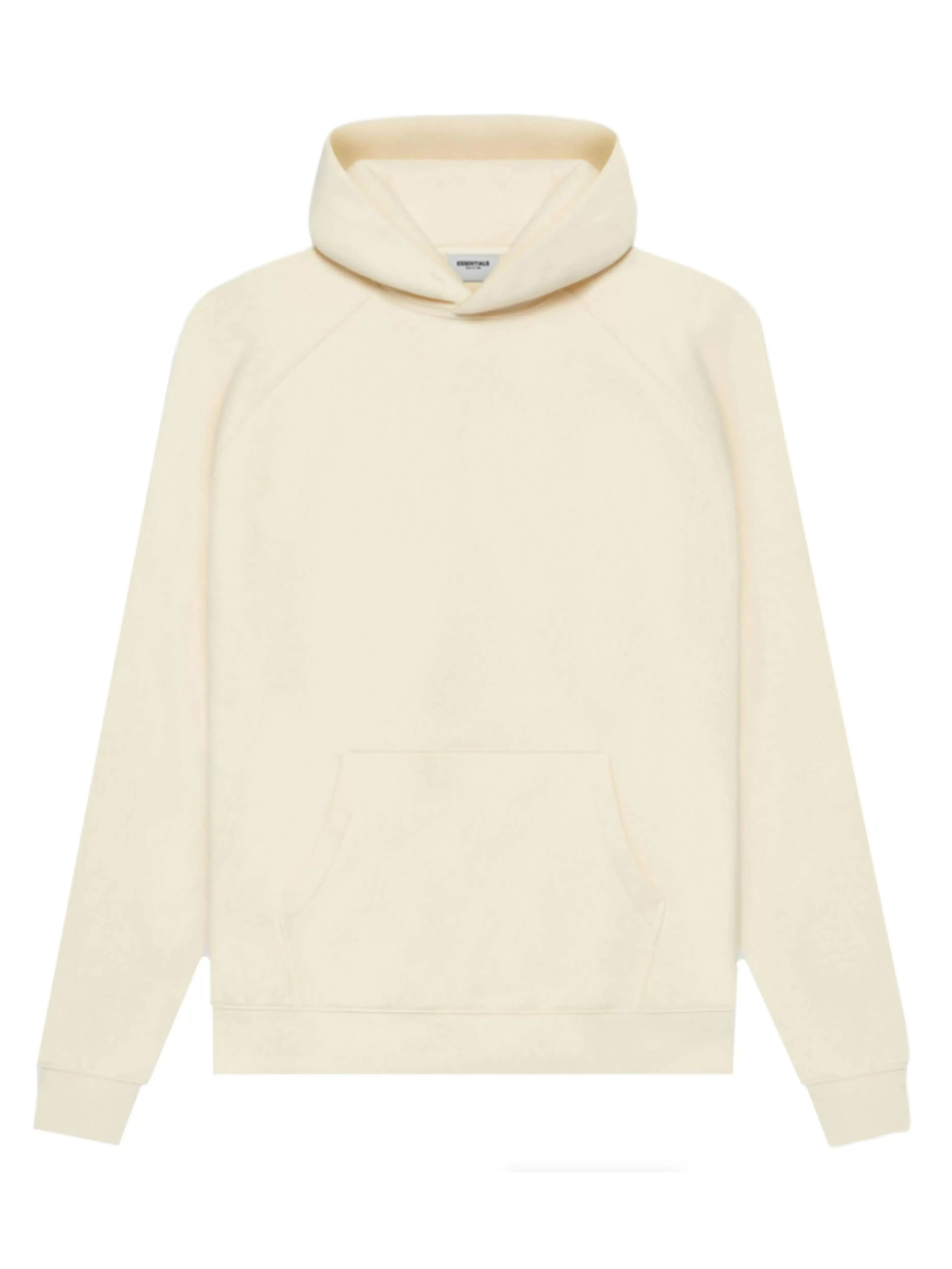 Fear Of God Essentials Back Logo Pullover Hoodie Cream/Buttercream [SS21]