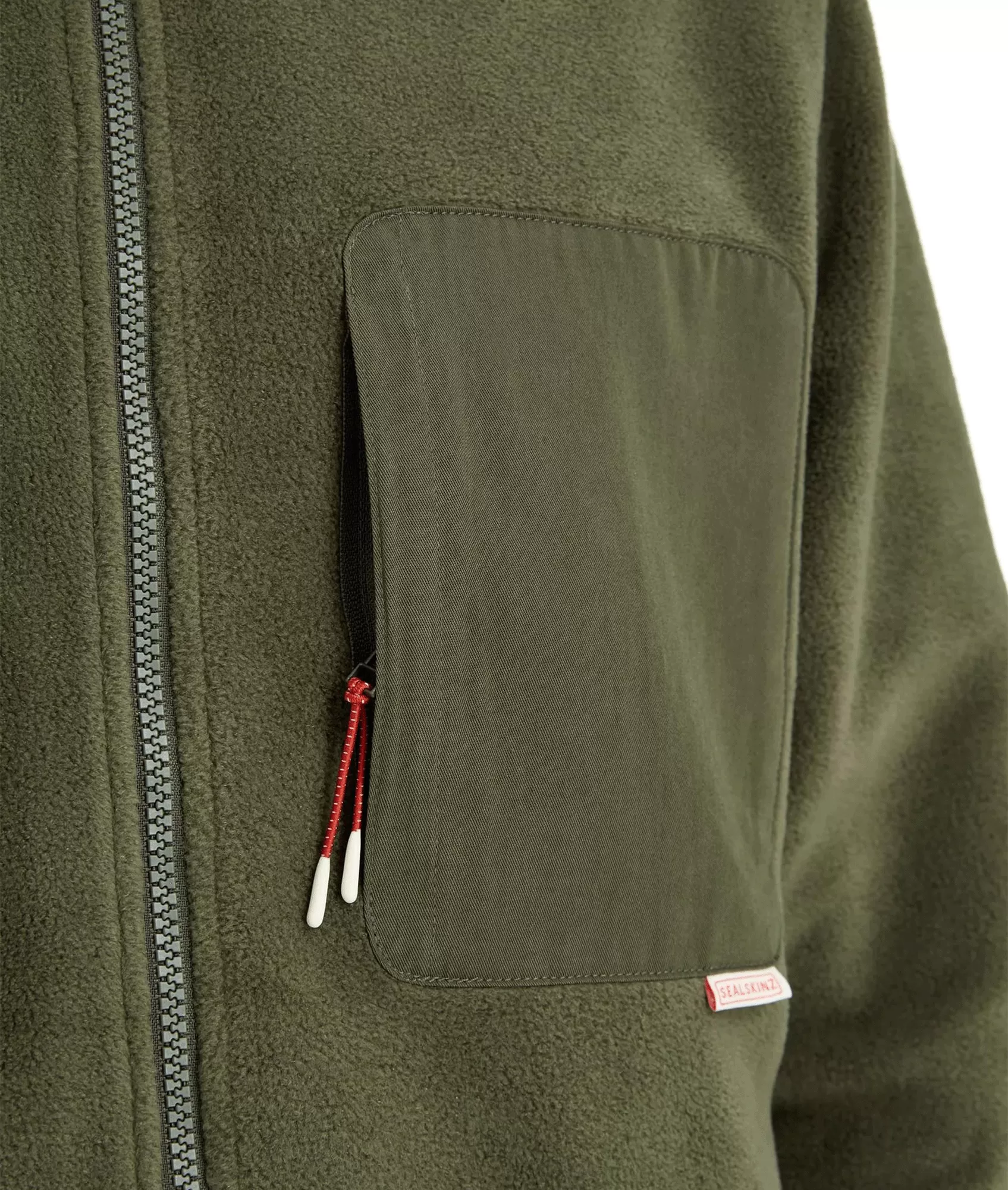 Full Zip Fleece Jacket - Green