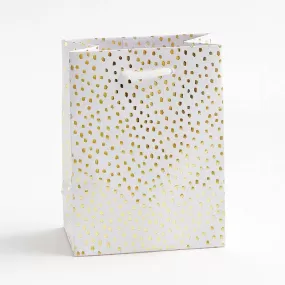 Gold Foil Flurry Small Gift Bag