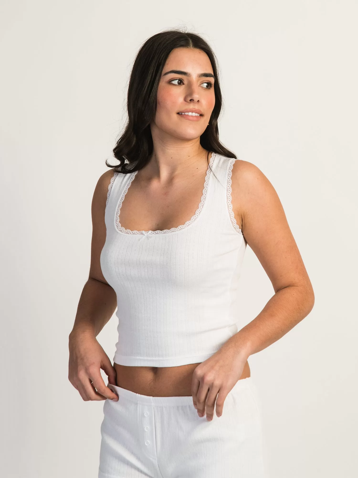 HARLOW ERYN TANK TOP - WHITE