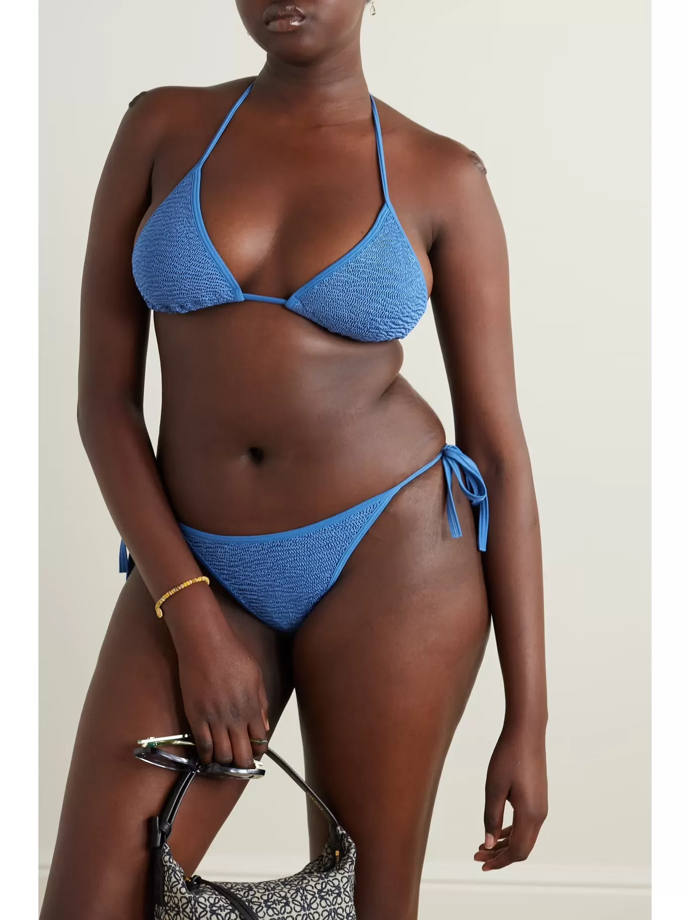 Hunza G - Gina Bikini - Metallic Denim