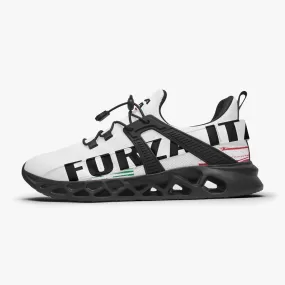 Italy Running Shoes Mesh - "Forza Italia" White