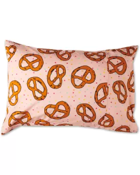 Kip & Co Pretzel Pink Organic Cotton PIllowcase (1 pc)