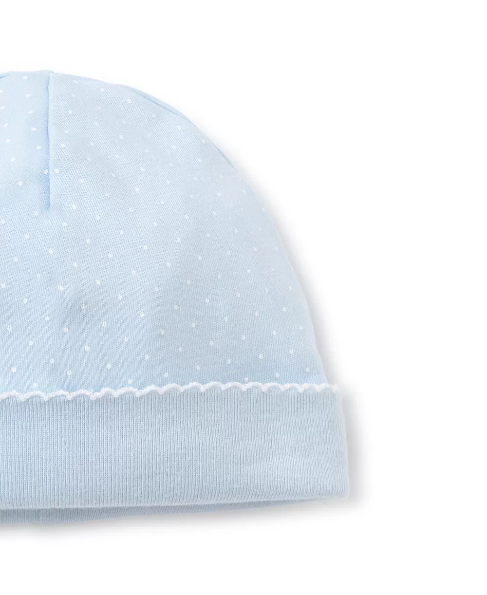 Kissy Kissy - Hat - Blue w/ White Dots