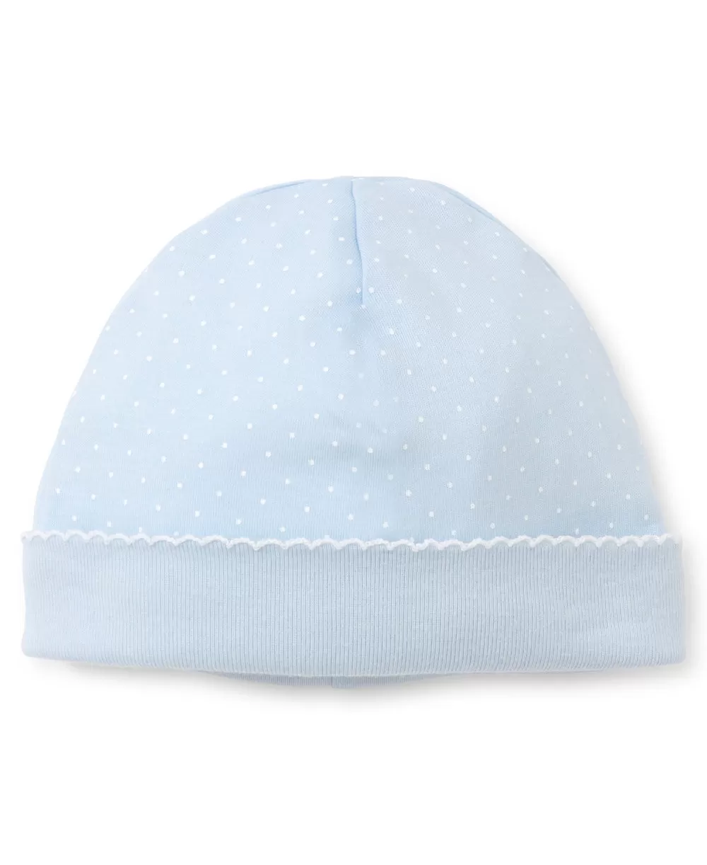 Kissy Kissy - Hat - Blue w/ White Dots