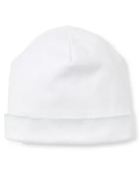 Kissy Kissy - Hat - White w/ Blue Trim