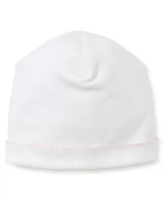 Kissy Kissy - Hat - White w/ Pink Trim