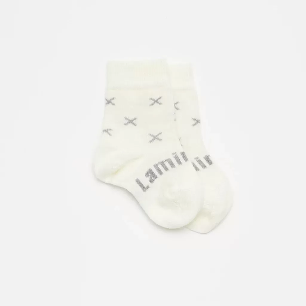 Lamington Merino Wool Crew Socks | BABY | Fox