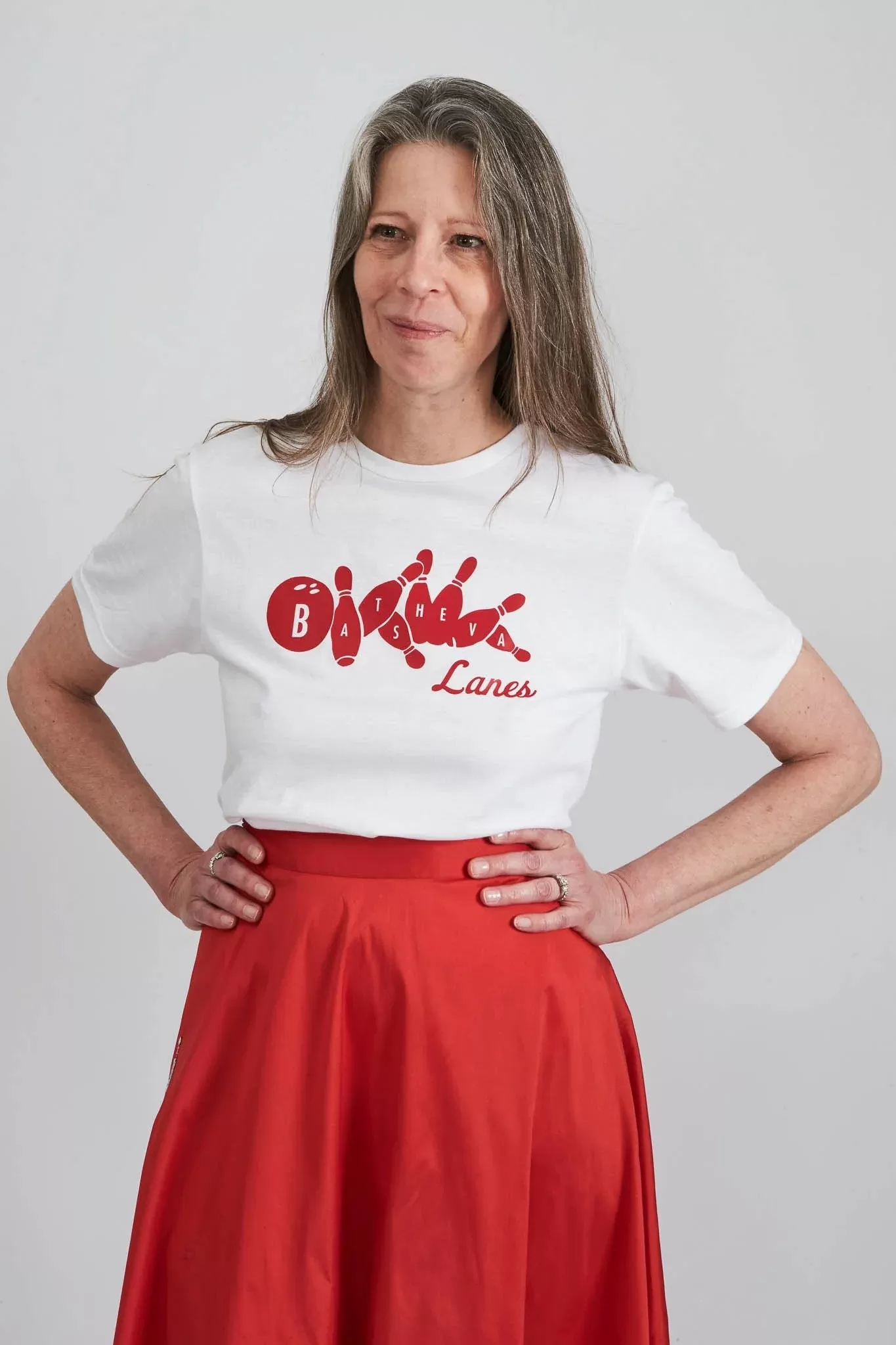 Lanes Graphic Tee in White