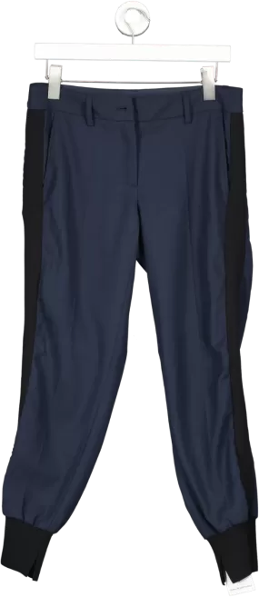 Luisa Cerano Blue Tapered Trousers UK 10