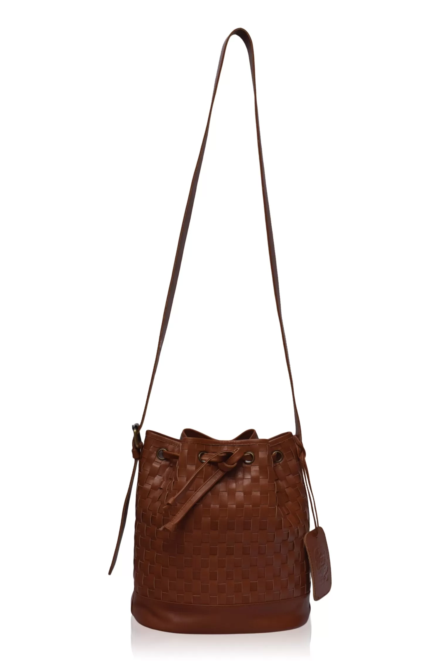 Margo Woven Drawstring Bag