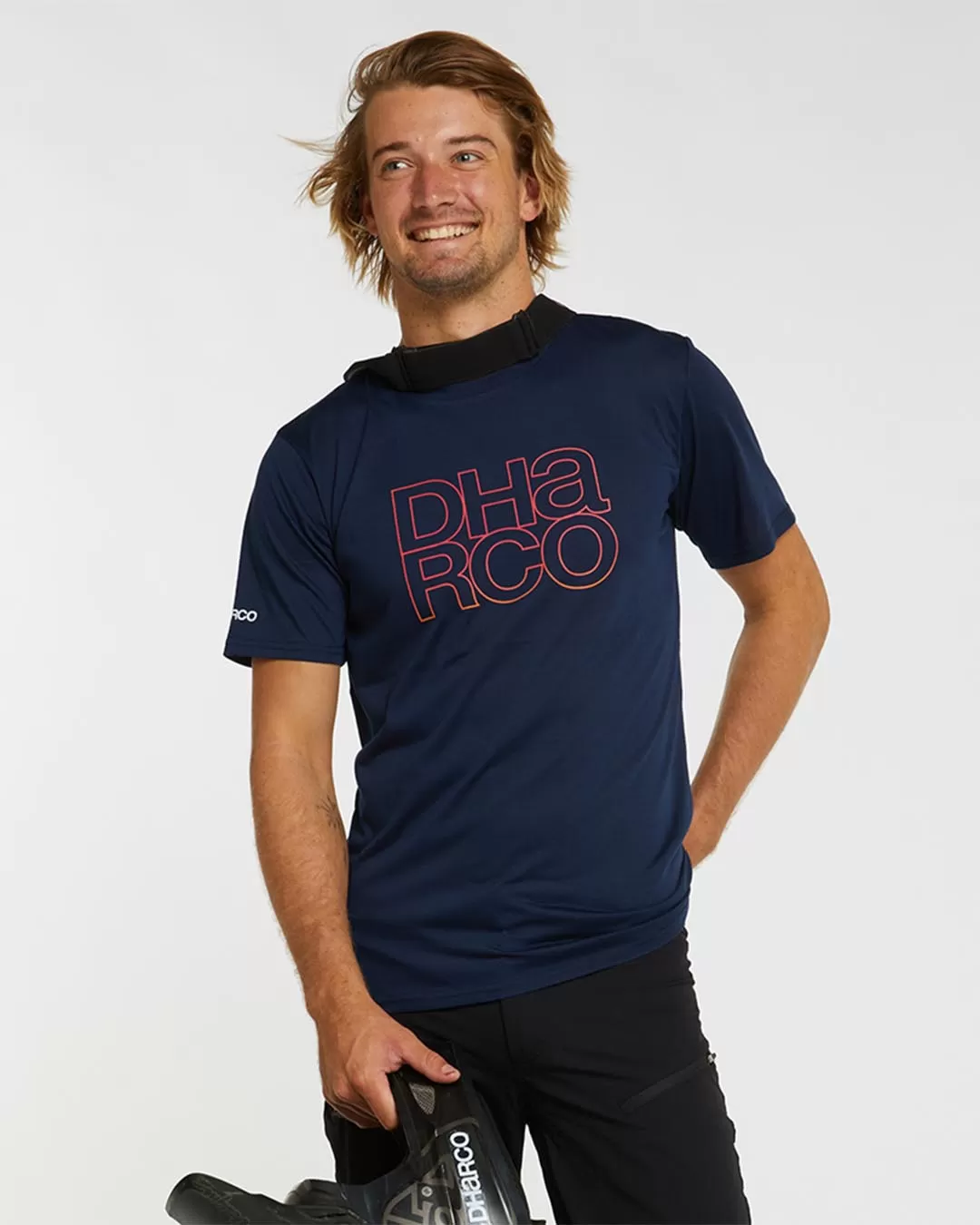 Mens Tech Tee | Neon Navy