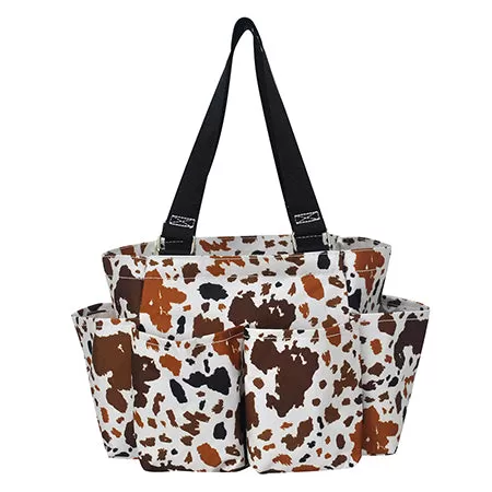 Mocha Cow NGIL Small Utility Tote